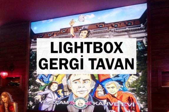lightbox gergi tavan uygulama